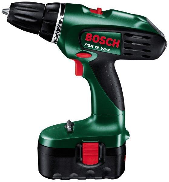 Wkrętarka akumulatorowa Bosch PSR 18 VE-2 2-biegowa