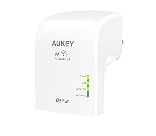 Router Aukey WF-R1 5/2.4GHz 433/300 Mbps Wi-Fi