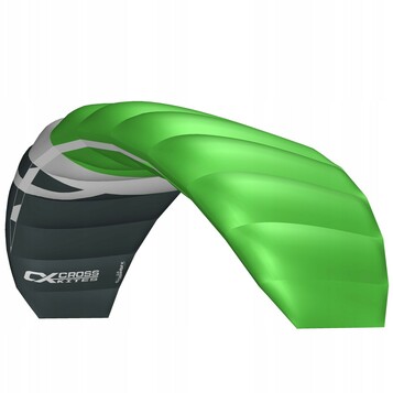 Cross Kites Boarder 1.8 – treningowy latawiec komorowy z barem, zielony