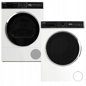 Amica WA3S712BLiSHB + AD3S72LHB – zestaw pralka i suszarka 7/7 kg, biały