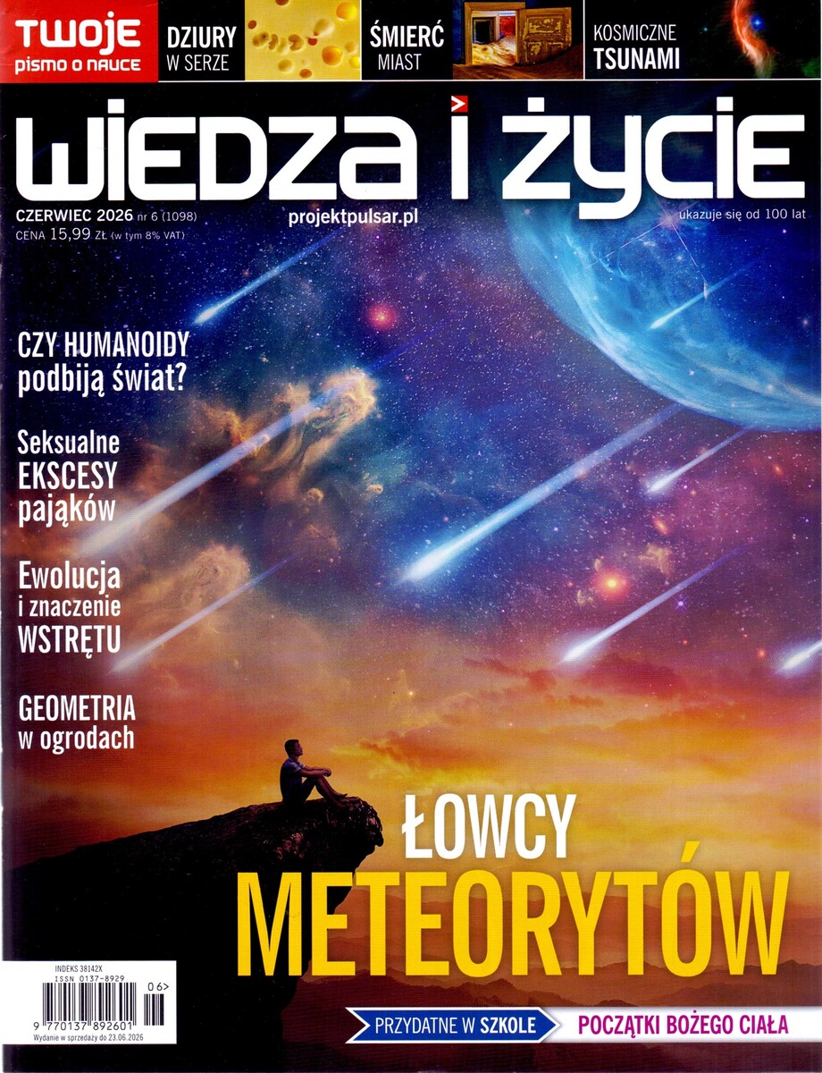 Miesięcznik popularnonaukowy Wiedza i Życie, stan: nowy