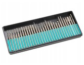Extol Craft 73420 Frezy diamentowe 30 szt. – zestaw do miniszlifierki, trzpień 3,2 mm – zdjęcie 1