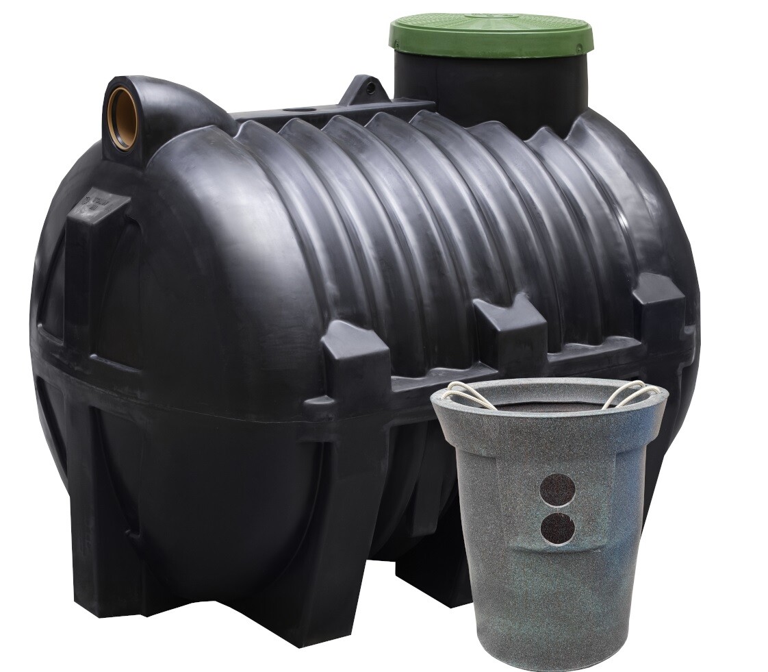 InstalGrunt oczyszczalnia ścieków 2800 l z drenażem – zestaw dla 4–6 osób