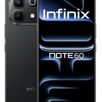 Infinix Note 60 5G 8/256 GB – smartfon 6,78 cala z baterią 6150 mAh, czarny