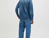 JACK & JONES JJE Sheridan – koszula męska casual z długim rękawem, niebieska – zdjęcie 2