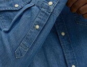 JACK & JONES JJE Sheridan – koszula męska casual z długim rękawem, niebieska – zdjęcie 4