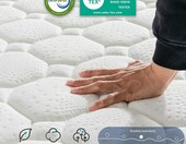 Vesgantti materac kieszeniowy 90 x 200 cm, 24 cm, H3 – 7 stref, pianka memory – zdjęcie 4