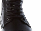 JACK & JONES JFW Albany Leather – skórzane glany męskie, antracytowe – zdjęcie 2