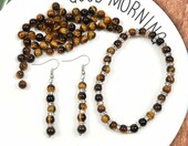 TOAOB FR-Wym0563 – koraliki tygrysie oko 8 mm, 100 szt. – zdjęcie 4