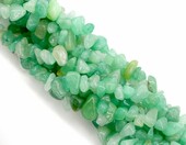 Ouubuuy awenturyn zielony – koraliki chipsy 5–8 mm, sznur 80 cm (ok. 260 szt.) – zdjęcie 1