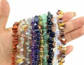Ouubuuy awenturyn zielony – koraliki chipsy 5–8 mm, sznur 80 cm (ok. 260 szt.) – zdjęcie 3