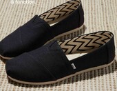 TOMS Alpargata Recycled Cotton – espadryle damskie, czarno-białe – zdjęcie 4
