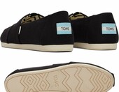 TOMS Alpargata Recycled Cotton – espadryle damskie, czarno-białe – zdjęcie 5