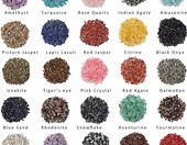 Asingeloo turmalin kolorowy – koraliki chipsy 5–8 mm, ok. 420 szt. w pudełku – zdjęcie 3