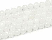 MJDCB HM483-05 – koraliki z białego jadeitu 12 mm, sznur ok. 30 szt. – zdjęcie 4