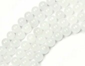 MJDCB HM483-05 – koraliki z białego jadeitu 12 mm, sznur ok. 30 szt. – zdjęcie 5