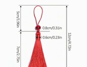 LICHUANUK chwosty do biżuterii, 20 szt. – mini frędzle w 10 kolorach – zdjęcie 2