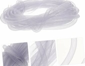 NUOBESTY siatka jubilerska rurkowa 8 mm, 3 rolki – elastyczna, szara – zdjęcie 5