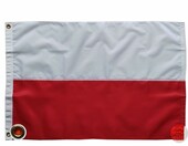 TCTOHZNG flaga Polski 90 x 150 cm – szyte pasy, materiał 210D, mosiężne oczka – zdjęcie 1
