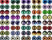 MWOOT kaboszony szklane oczy 12 mm, 100 szt. (50 par) w etui – zdjęcie 1