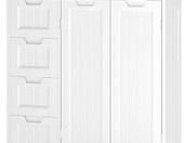 Xbro AP67 szafka kuchenna stojąca 81 x 30 x 83 cm – 4 szuflady, 2 drzwi, biała – zdjęcie 1