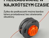 Husqvarna 122R – kosa spalinowa 21,7 cm³, szerokość koszenia 43 cm, uchwyt rowerowy – zdjęcie 5