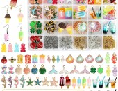 AILUYA zawieszki charms z żywicy, 350 szt. – zestaw do biżuterii – zdjęcie 1