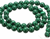 QUARKZMAN malachit – koraliki okrągłe 8 mm, 100 szt. – zdjęcie 1
