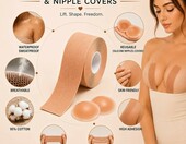 Shashko Boob Tape – taśma do biustu push-up, beżowa – zdjęcie 4