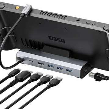 Stacja dokująca 6 w 1 do Steam JSAUX HB0603 (stan nowy)