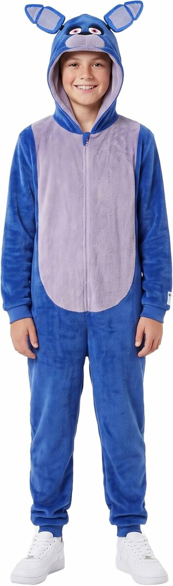 Onesie polarowy z kapturem 3D Five Nights (stan nowy)