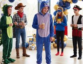 Onesie polarowy z kapturem 3D Five Nights (stan nowy) – zdjęcie 3