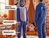 Onesie polarowy z kapturem 3D Five Nights (stan nowy) – zdjęcie 4
