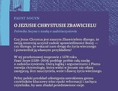 O Jezusie Chrystusie Zbawicielu. Polemika Socyna z nauką o zadośćuczynieniu – zdjęcie 2