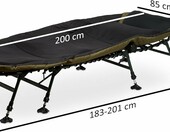 Łóżko karpiowe XXL 210 x 85 cm CampFeuer (stan nowy) – zdjęcie 3