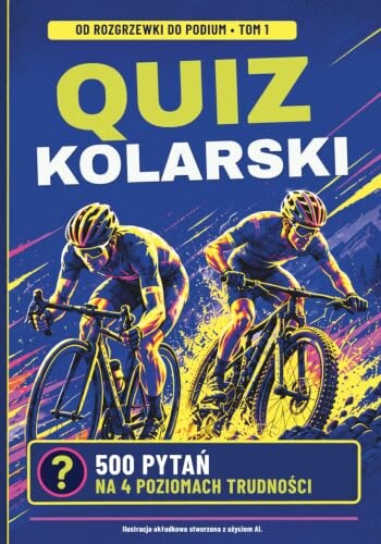 Książka dla fanów kolarstwa Quiz kolarski (stan nowy)