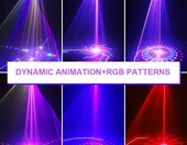 Laser animacyjny RGB DMX512 YMLUKzun, stan: nowy – zdjęcie 3