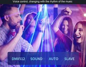 Laser animacyjny RGB DMX512 YMLUKzun, stan: nowy – zdjęcie 4
