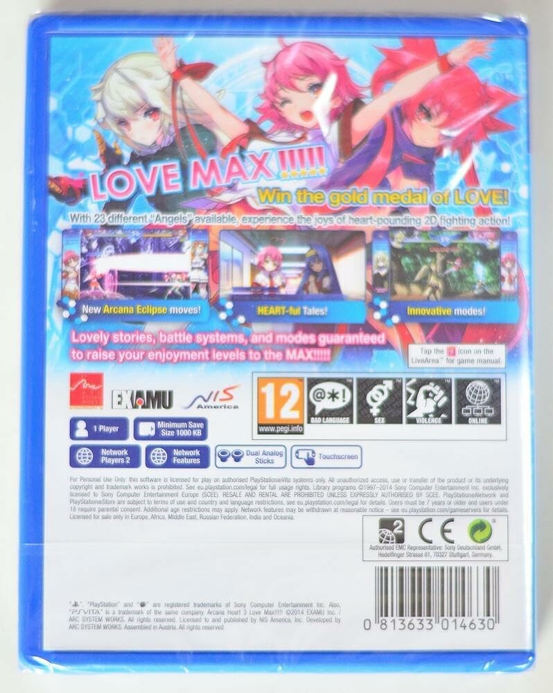 Bijatyka 2D na konsolę Arcana Heart 3 Love Max (stan nowy)