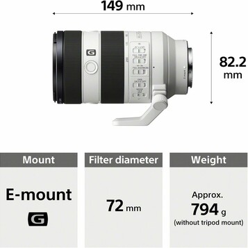 Mm F4 Macro G OSS II SEL70200G2 Sony FE 70-200, stan: nowy