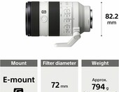 Mm F4 Macro G OSS II SEL70200G2 Sony FE 70-200, stan: nowy – zdjęcie 1