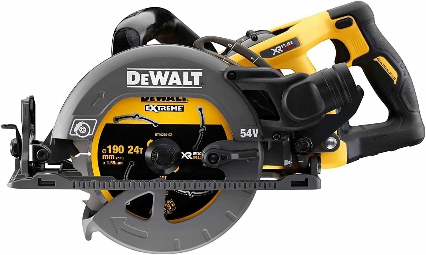 Pilarka tarczowa FlexVolt 54V DeWALT DCS577N (stan nowy)