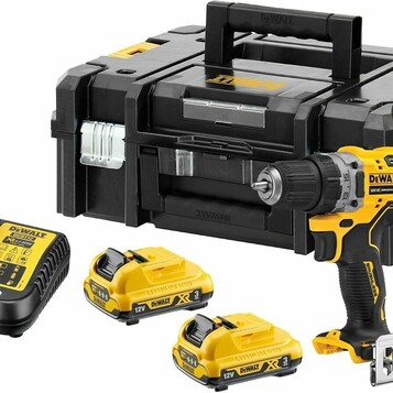 Komplet 12V: wkrętarka DeWALT DCK2110L2T (stan nowy)