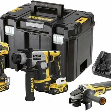 Komplet 3 narzędzi XR 18V 2x5 DeWALT DCK355P2T (stan nowy)