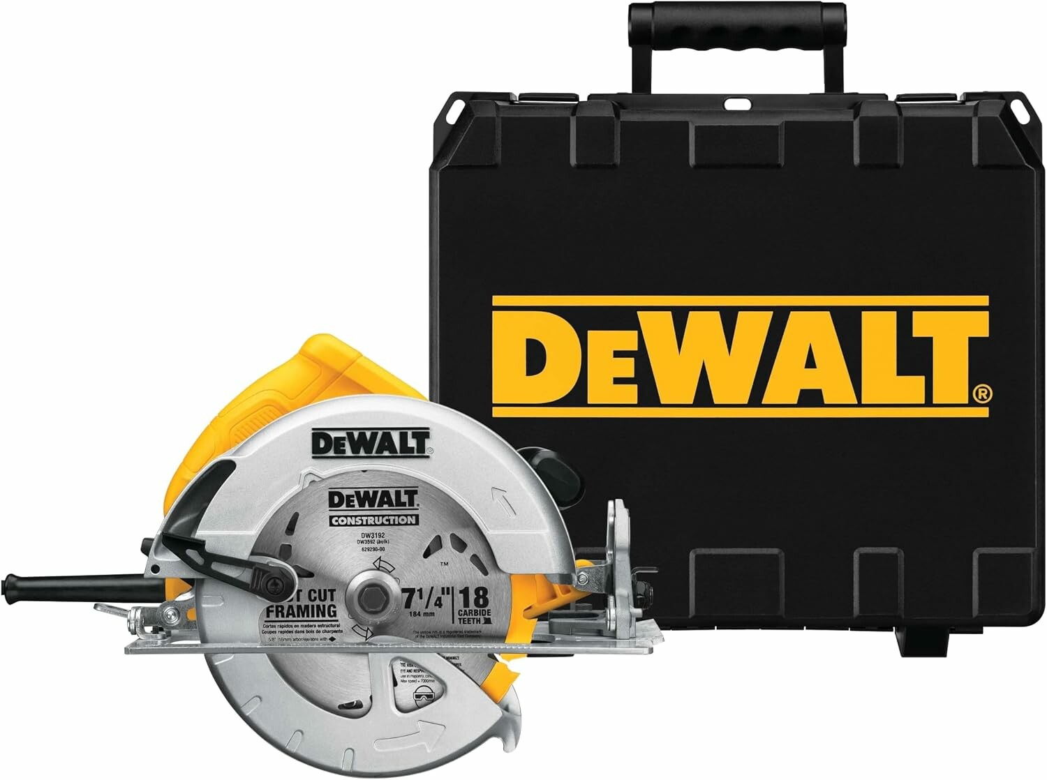 Pilarka tarczowa 1600 W 190 mm DeWALT DWE575K, stan: nowy