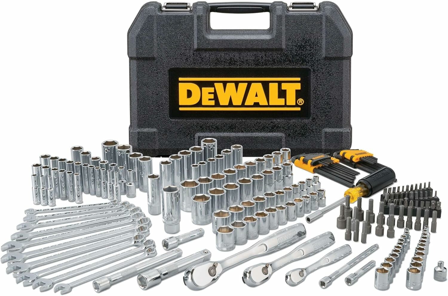 Komplet kluczy i nasadek 205 DeWALT DWMT81534 (stan nowy)