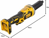 Szlifierka prosta XR 18V DeWALT DCG426N (stan nowy) – zdjęcie 3