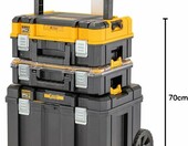 Mobilny komplet 3 skrzyń DeWALT DWST83411-1 (stan nowy) – zdjęcie 3