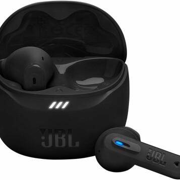 Słuchawki douszne z ANC JBL Tune Flex 2, czarne, stan: nowy