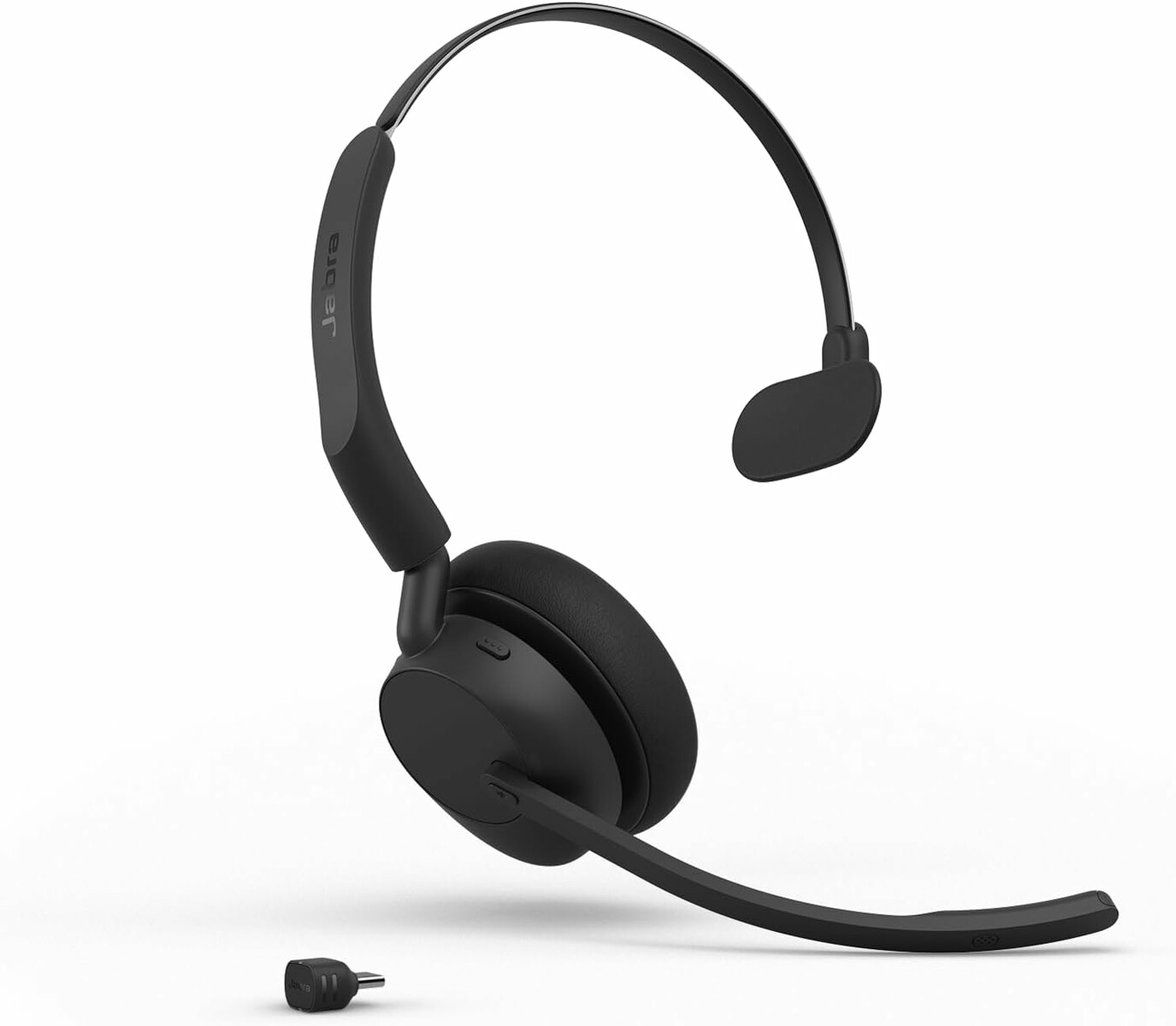 Jabra Evolve3 45 Mono USB-C UC – lekki zestaw słuchawkowy Bluetooth, czarny